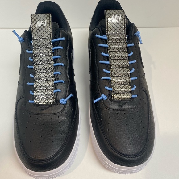 Never worn-Air Force 1 ‘07 Lux ‘Black Reflective’ - Picture 3 of 5